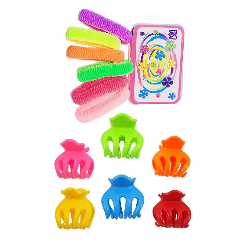 ست کش و کلیپس مو زنانه مدل 06 بسته 12 عددی