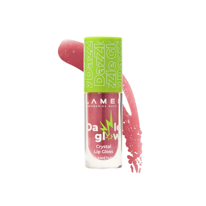 برق لب مایع براق لامل مدل Dazzle Glow شماره 404