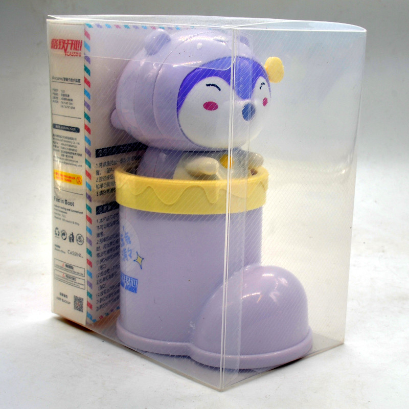 تراش رومیزی فانتزی مدل گربه با جامدادی