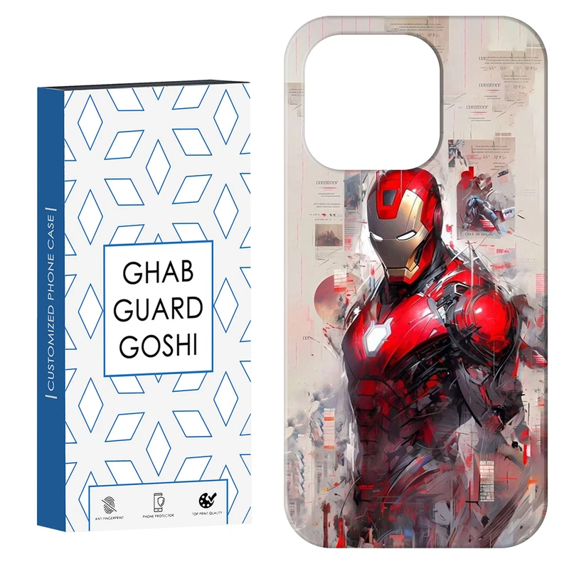 کاور قاب گارد گوشی طرح مرد آهنی کد Dimo-370 مناسب برای گوشی موبایل اپل  IPHONE 16 PRO MAX   