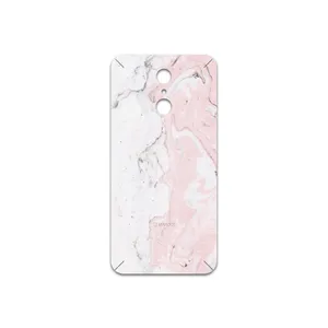 MAHOOT  Blanco-Pink-Marble Cover Sticker for LG Q7