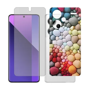 Glass Together model matte Screen Protector Suitable for Xiaomi Redmi Note 13 Pro Plus Mobile Phone with Back cover sticker
