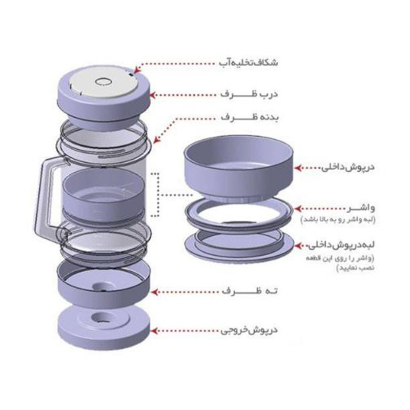 ظرف نگهدارنده رب کد 34008 ظرف نگهدارنده رب کد 34008