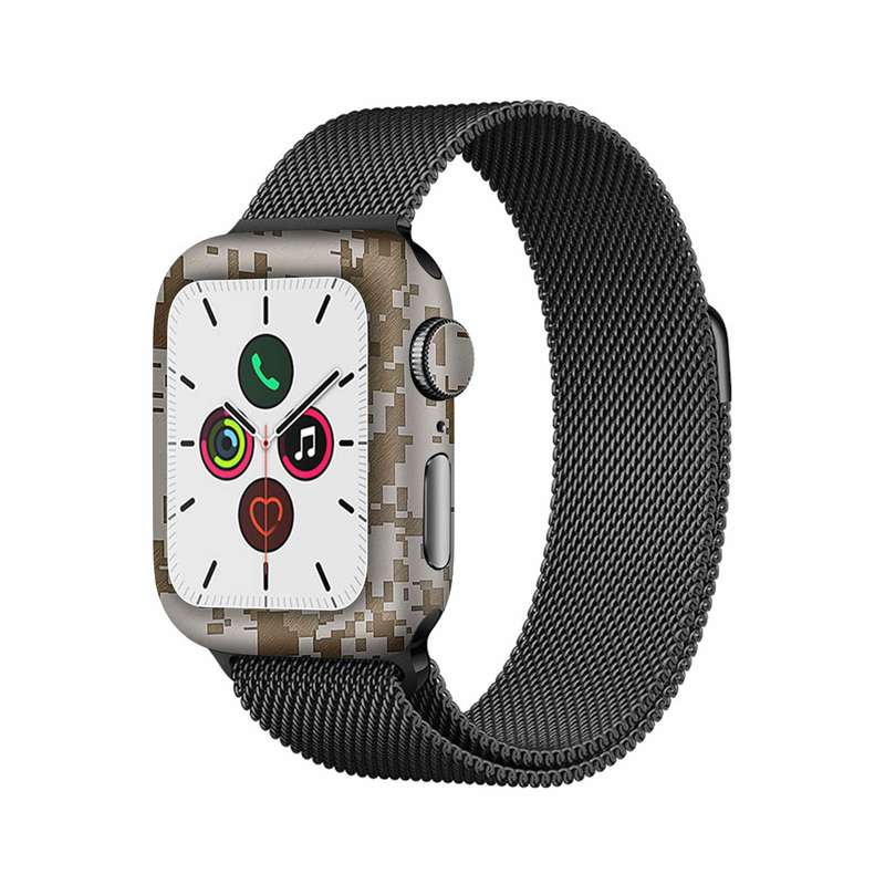  برچسب ماهوت طرح Army-Desert-Pixel مناسب برای اپل واچ Watch 5 40mm