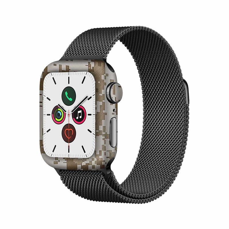 برچسب ماهوت طرح Army-Desert-Pixel مناسب برای اپل واچ Watch 5 40mm