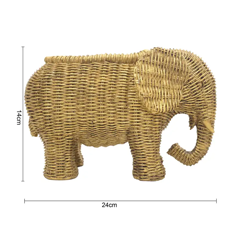 مجسمه مدل فیل حصیری