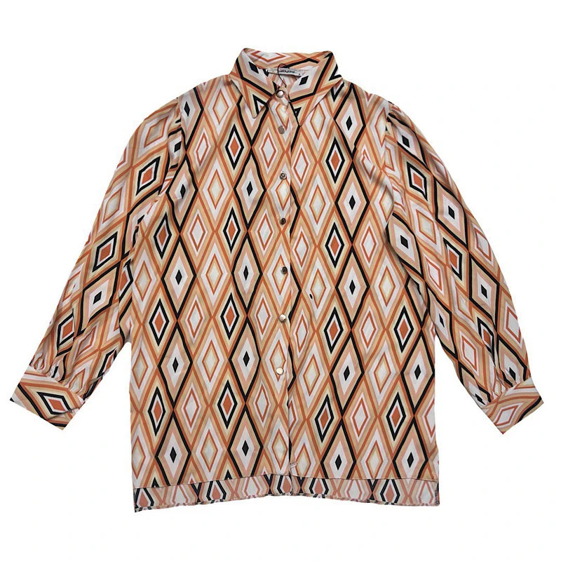 شومیز آستین بلند یقه برگردان زنانه مدل B-5899