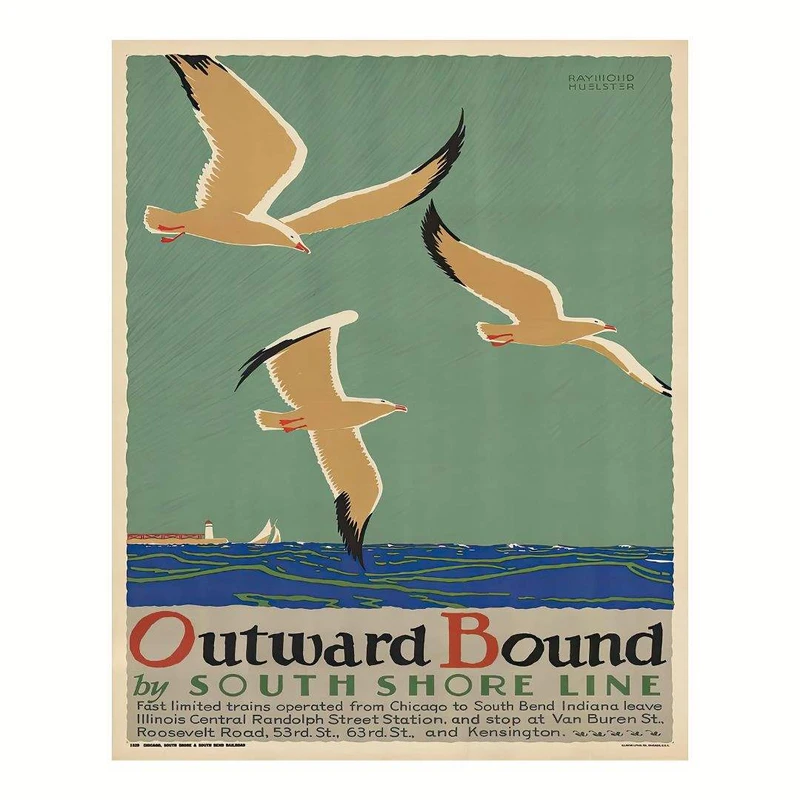 پوستر مدل سفر آتش‌سوزی به سوی دوردست خط ساحلی جنوبی