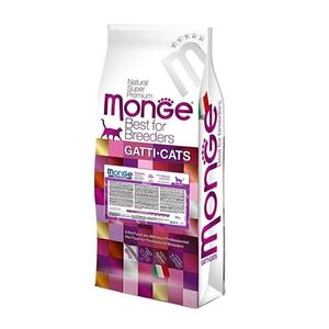 غذای خشک گربه بالغ مونژه مدل Monge Indoor Chicken طعم مرغ وزن 10 کیلوگرم