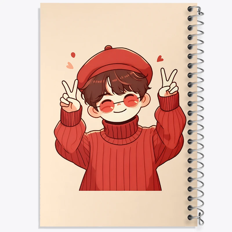 دفتر مشق 50 برگ خندالو طرح پسرانه کد F6658