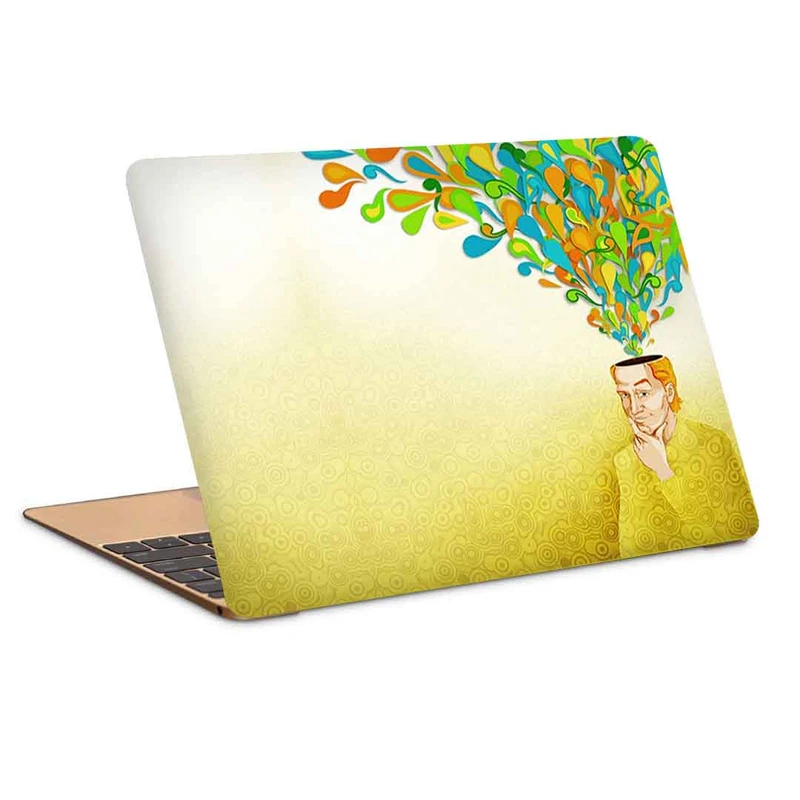 استیکر لپ تاپ طرح think beautiful کد c-925مناسب برای لپ تاپ 15.6 اینچ