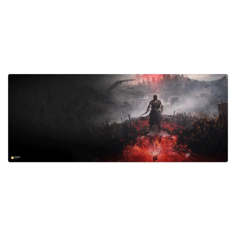 ماوس پد هومرو مدل HX536 طرح بازی Nioh سایز 40x100 سانتی‌متر