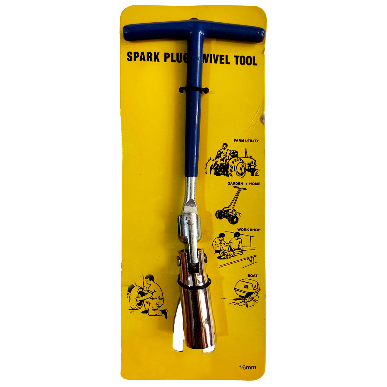 آچار شمع تاشو مدل 1m سایز 16 میلیمتر