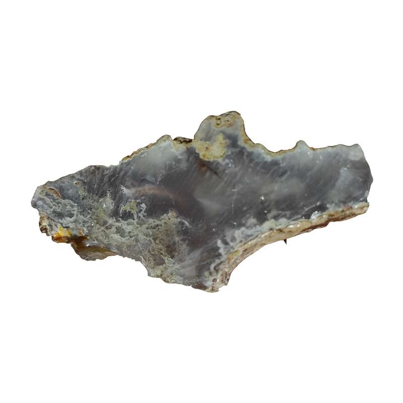 سنگ راف عقیق شجر دودی کد 130091