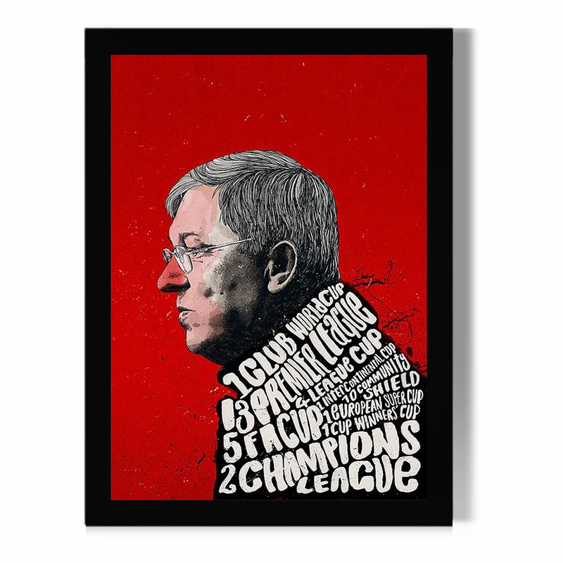 تابلو مدل دیواری طرح الکس فرگوسن | Alex Ferguson کد FD556