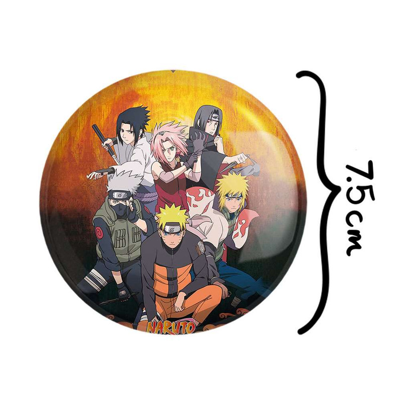 آینه جیبی خندالو طرح انیمه ناروتو Naruto  کد 4922