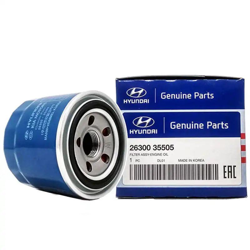 فیلتر روغن خودرو هیوندای جنیون پارتس مدل 35505