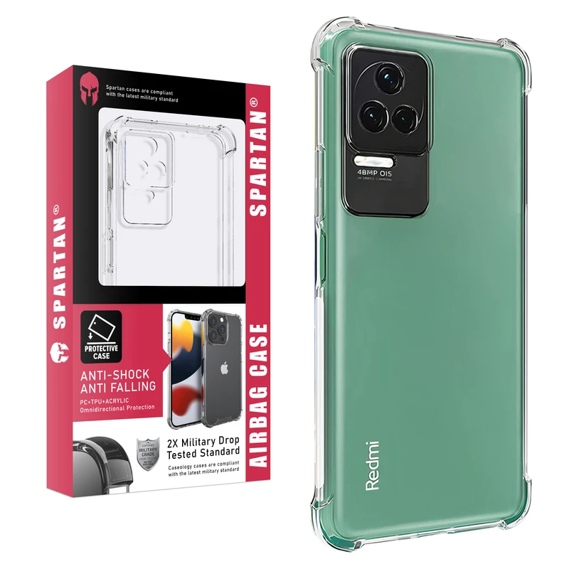 کاور اسپارتان مدل Airbag مناسب برای گوشی موبایل شیائومی Poco F4 / K50 / K50 Pro