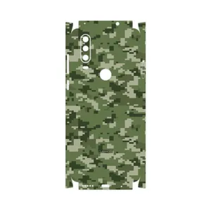 MAHOOT  Army-Green-Pixel-FullSkin Cover Sticker for Motorola One Action