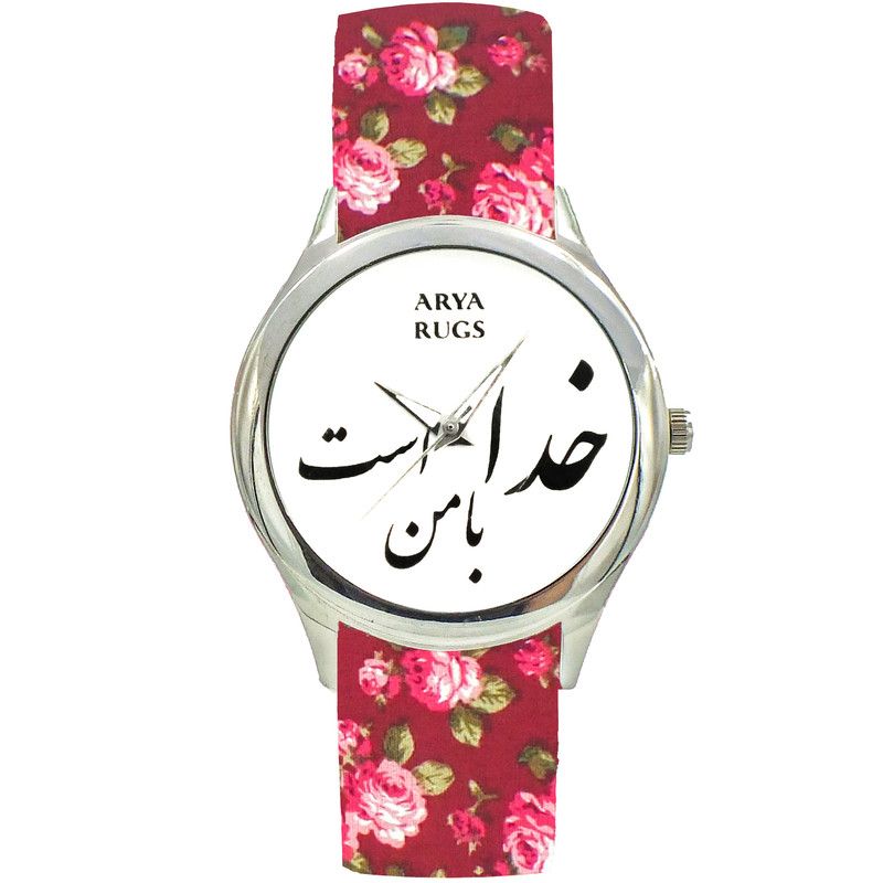 ساعت مچی عقربه ای زنانه مدل بند پارچه ای کد 4703