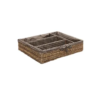 جا قاشقی کابینتی مدل چوبی حصیری کد ۰۴