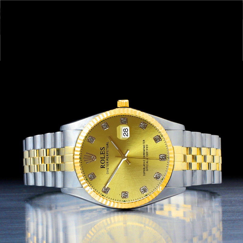 ساعت مچی عقربهای مردانه مدل رولس کد 2RANG- T-NGIN1 ساعت مچی عقربهای مردانه مدل رولس کد 2RANG- T-NGIN1