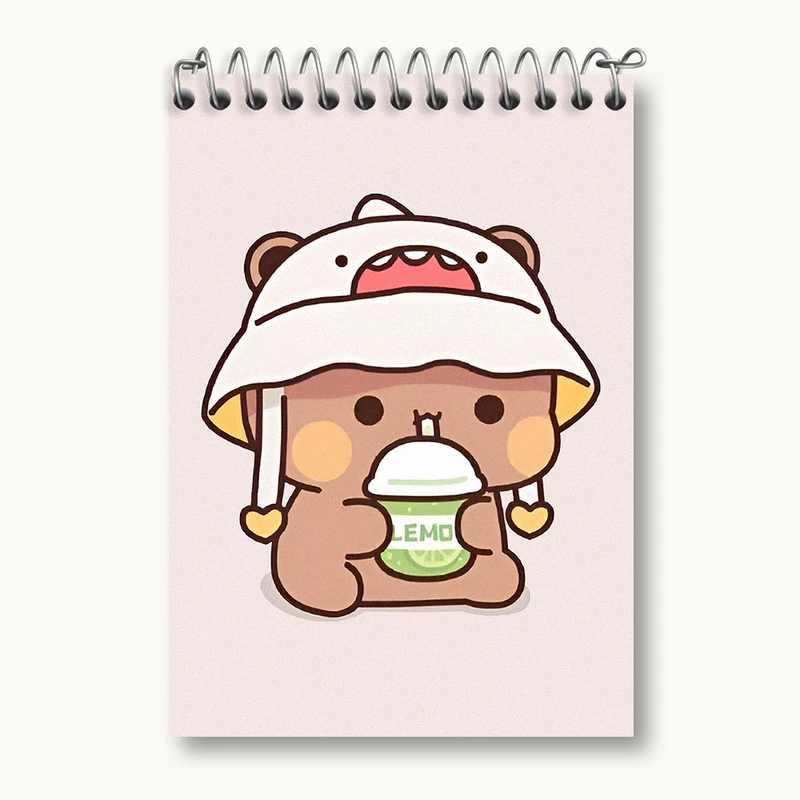 دفتر یادداشت 50 برگ خندالو طرح خرس کیوت و بامزه کد N2591