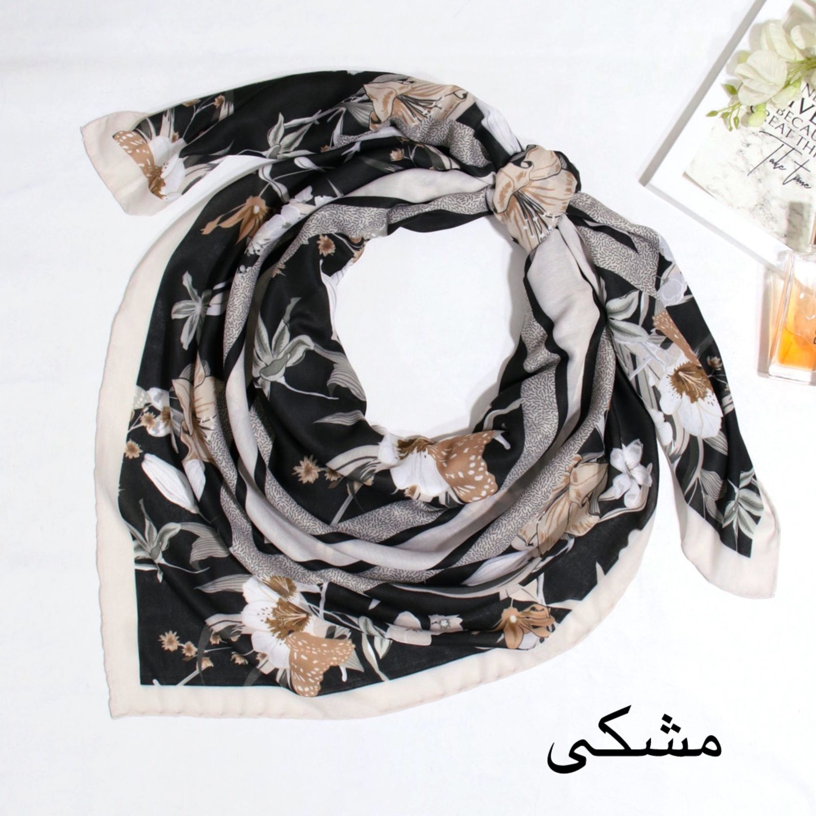 روسری زنانه آنالیا مدل بهاری کد 9860 -  - 12