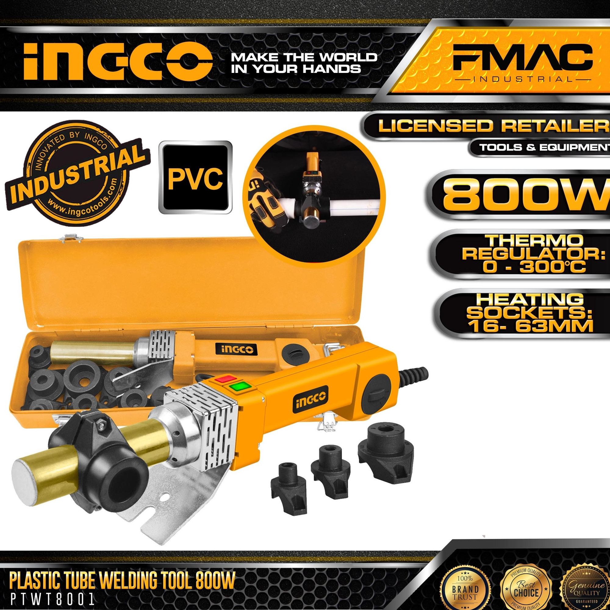 دستگاه جوش اتو لوله سبز اینکو مدل PTWT-8001