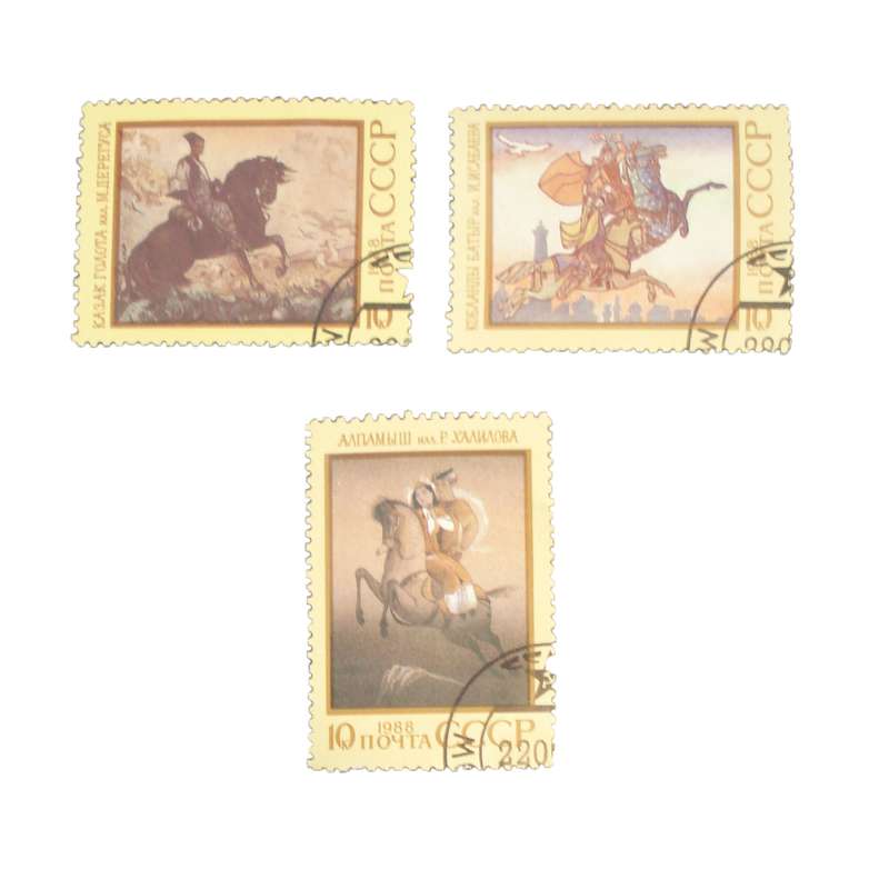 تمبر یادگاری مدل ملل کد DS1568 مجموعه 3 عددی