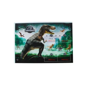 تمبر یادگاری طرح دایناسور مدل jw کد 855 مجموعه 4 عددی