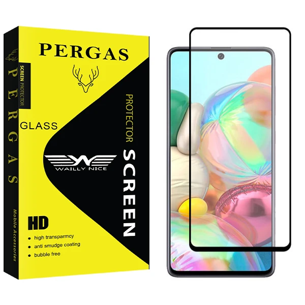 محافظ صفحه نمایش سرامیکی مات وایلی نایس مدل Pergas Glass مناسب برای گوشی موبایل سامسونگ Galaxy A71/ M51