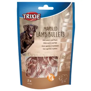 تشویقی سگ تریکسی مدل marbled lamb bullets وزن 100 گرم