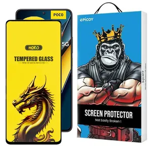 Epicoy Golden Dragon Screen Protector For Xiaomi Poco X6 Pro 5G/ X6 5G/ M6 Pro 4G