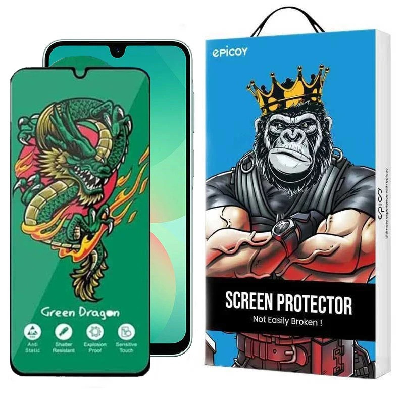 محافظ صفحه نمایش اپیکوی مدل Green Dragon ExplosionProof مناسب برای گوشی موبایل سامسونگ Galaxy A17/ A26 / A16