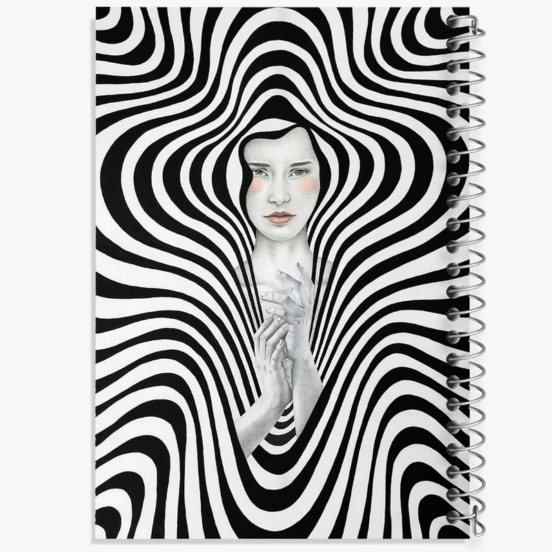 دفتر شطرنجی 50 برگ خندالو مدل دکوراتیو (decorative) کد F204