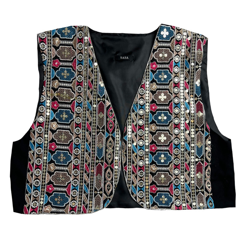 جلیقه زنانه مدل Vst-blk-0099