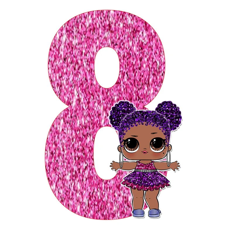  استند رومیزی تولد طرح عدد 8 مدل ال و ال کد 53