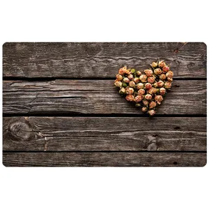 پادری طرح گل مدل رز چوبی کد m4-513 سایز 46x76 سانتی متر