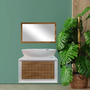 ست کابینت و روشویی مدل Z34 به همراه آینه