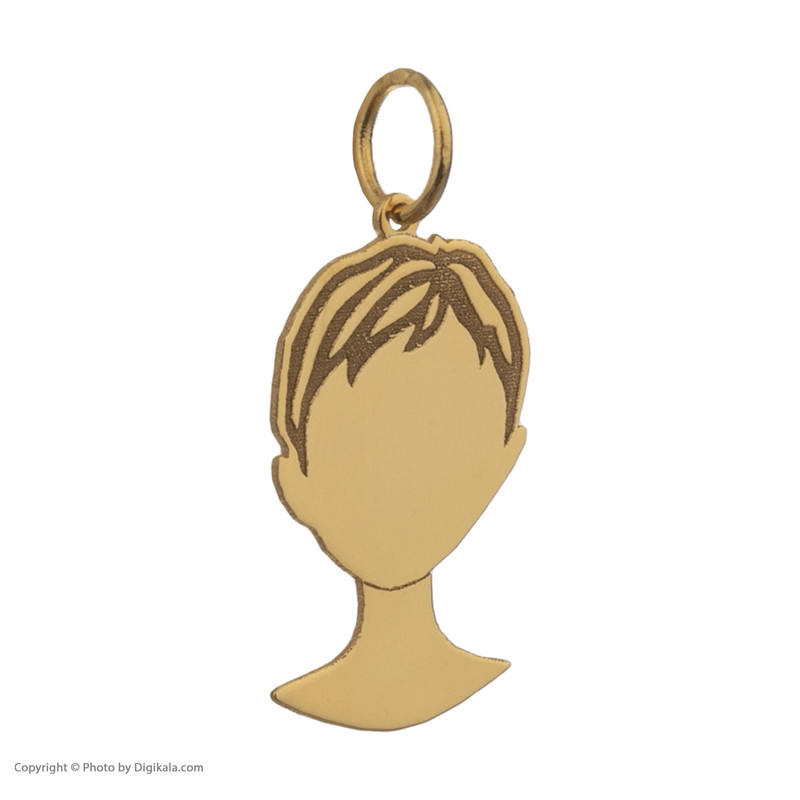آویز گردنبند طلا 18 عیار زنانه مایا ماهک مدل MM1382 طرح گیسو