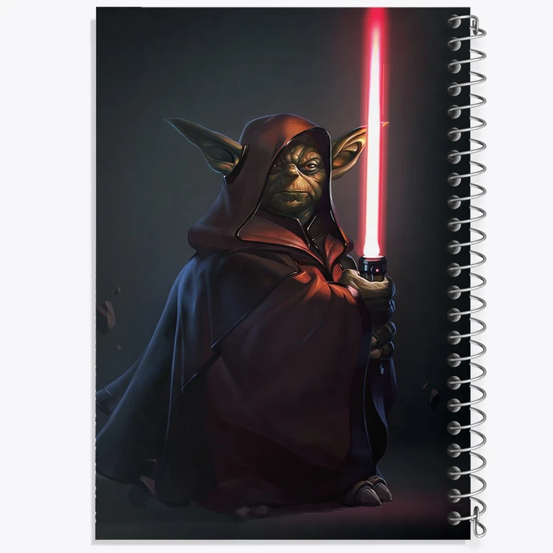 دفتر مشق 100 برگ خندالو طرح جنگ ستارگان (Star Wars) کد F1788