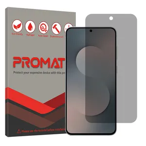 Promate Resistant model privacy screen protector suitable for Samsung Galaxy S25 FE Mobile phone 