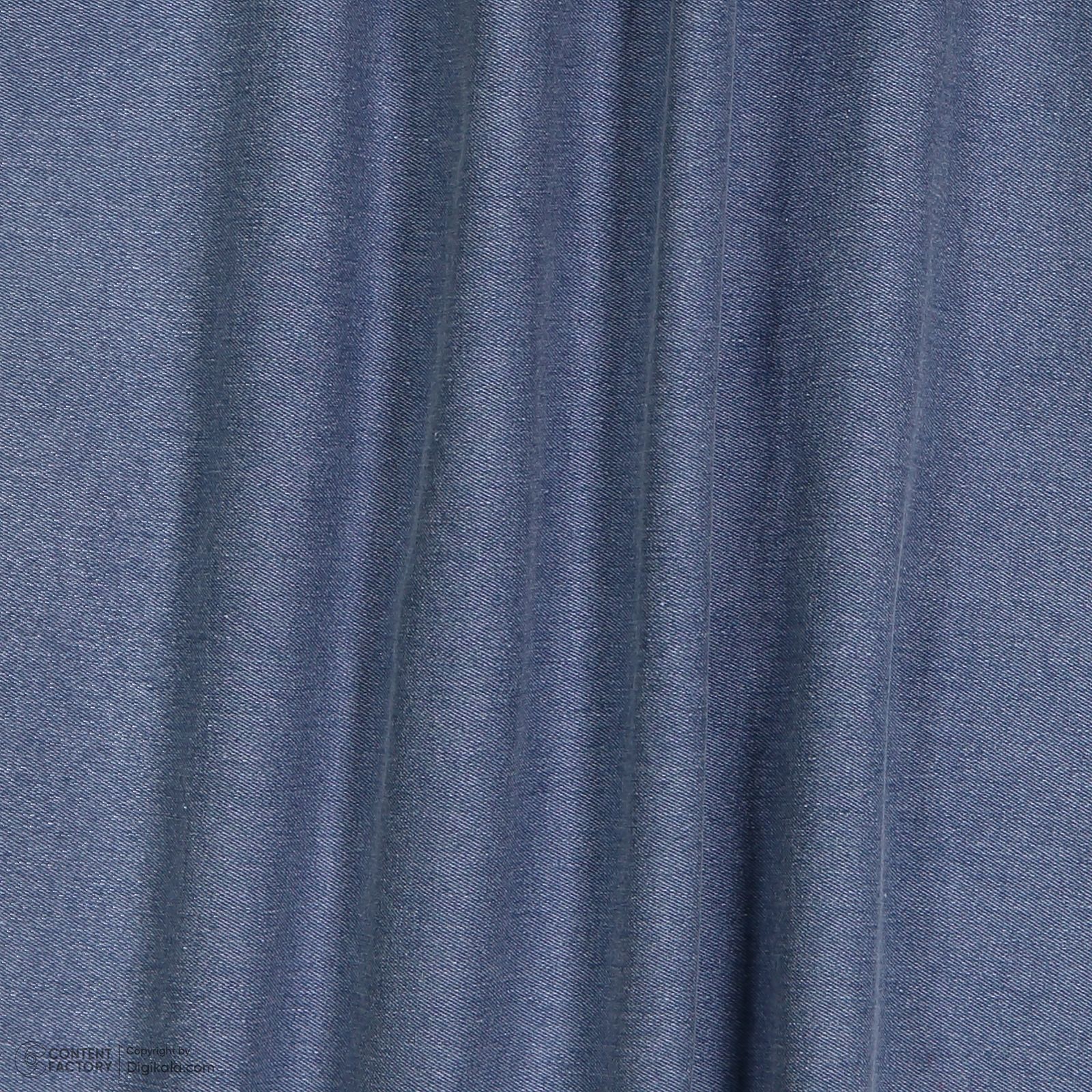 پیراهن آستین بلند مردانه مون‌سا مدل 201773431198 رنگ آبی -  - 3