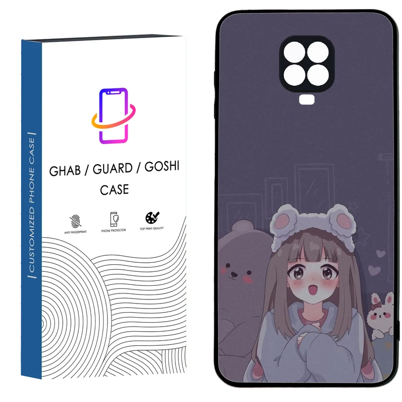 کاور قاب گارد گوشی طرح دخترانه کد 48 - TPU مناسب برای گوشی موبایل شیائومی Redmi Note 9s / Note 9 pro
