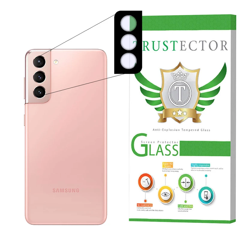 محافظ لنز دوربین تراستکتور مدل 5DLENST مناسب برای گوشی موبایل سامسونگ Galaxy S21 Plus 5G
