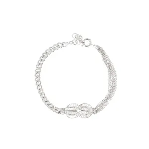 دستبند نقره زنانه مدل 02