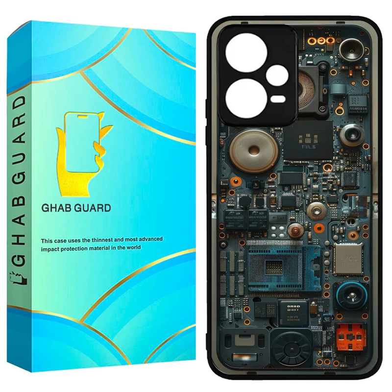 کاور قاب گارد طرح تکنولوژی مدل GCHPX5P مناسب برای گوشی موبایل شیائومی Poco X5 Pro 5G