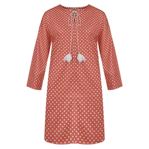 پیراهن زنانه مدل یقه بنددار