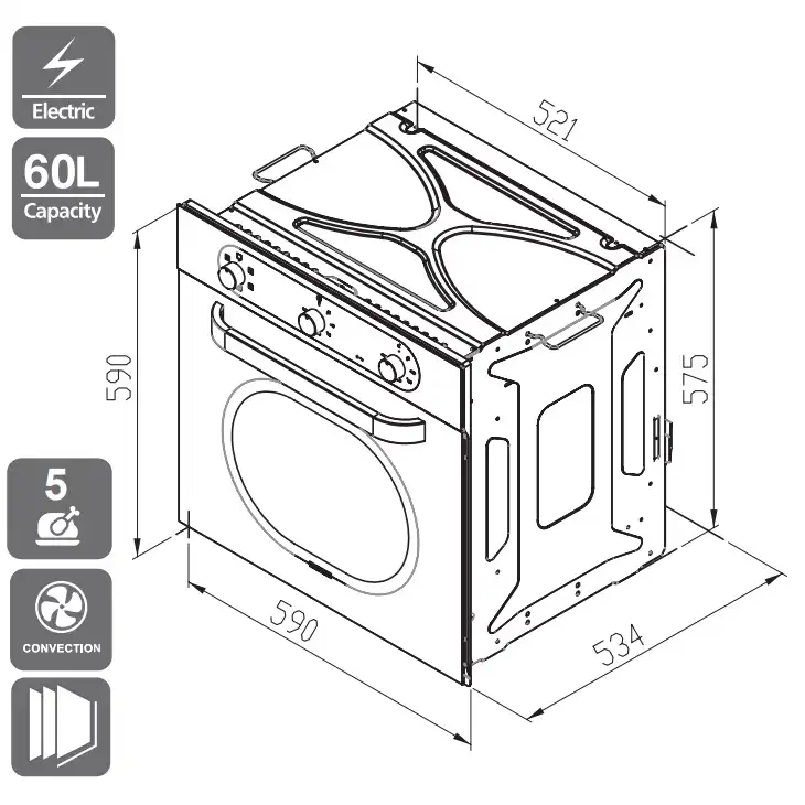 فر برقی استیل البرز مدل FE52